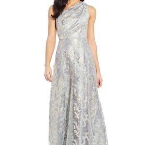 Adrianna Papell One Shoulder Gown size 6